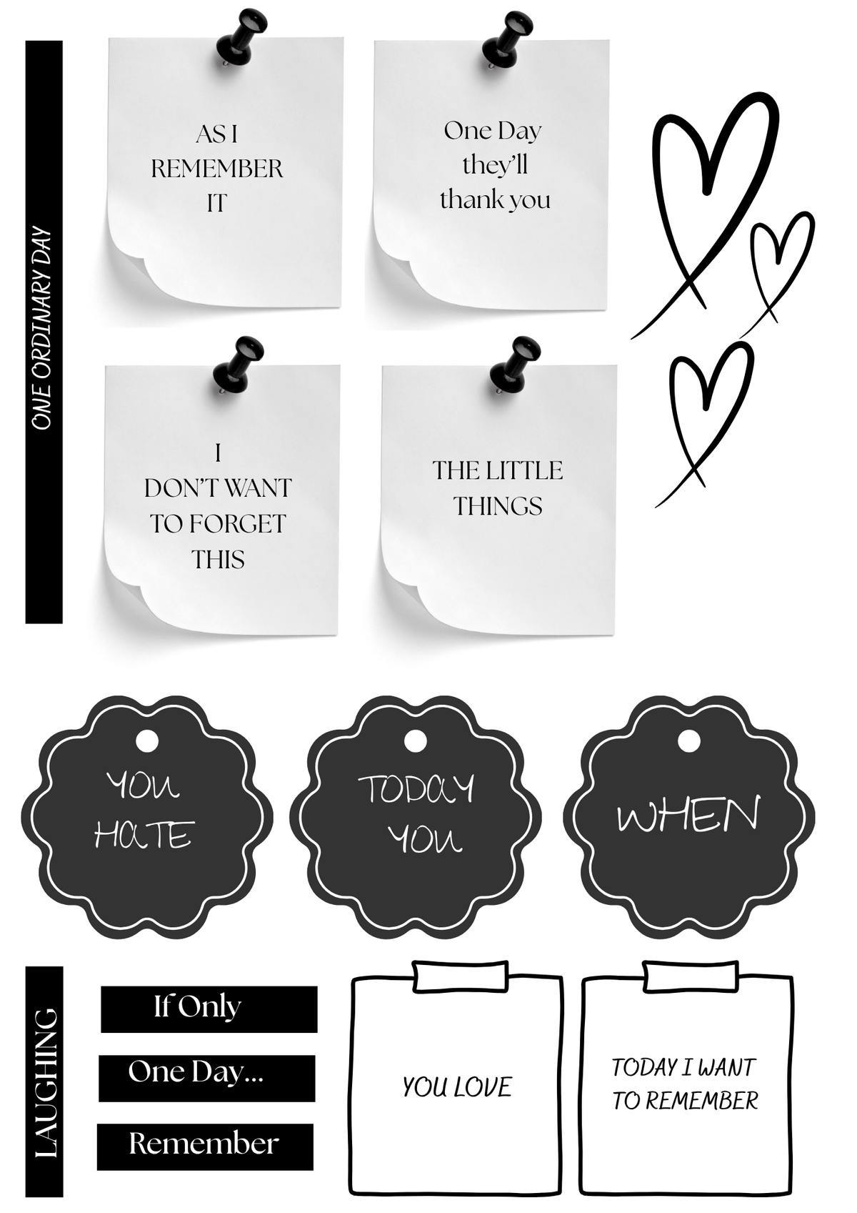 THE MEMORY KEEPER PACK No. 01 — THE LITTLE THINGS