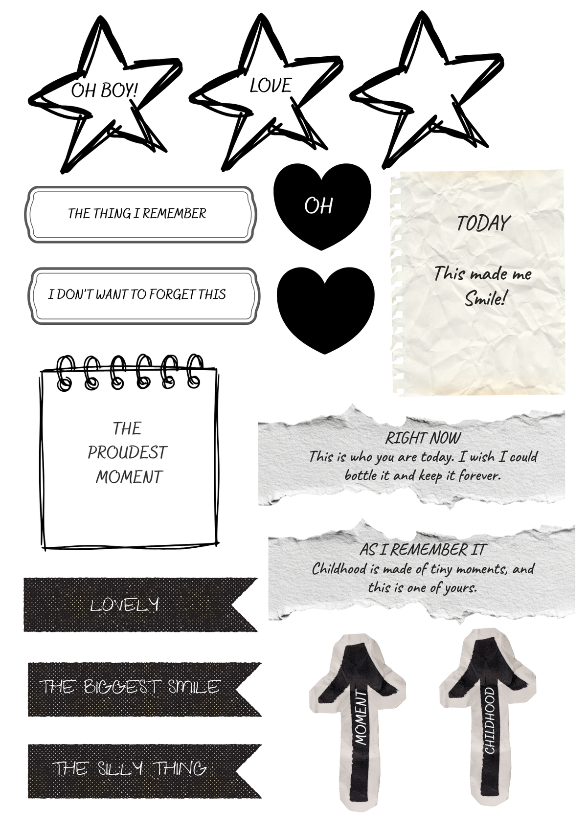 THE MEMORY KEEPER PACK No. 01 — THE LITTLE THINGS