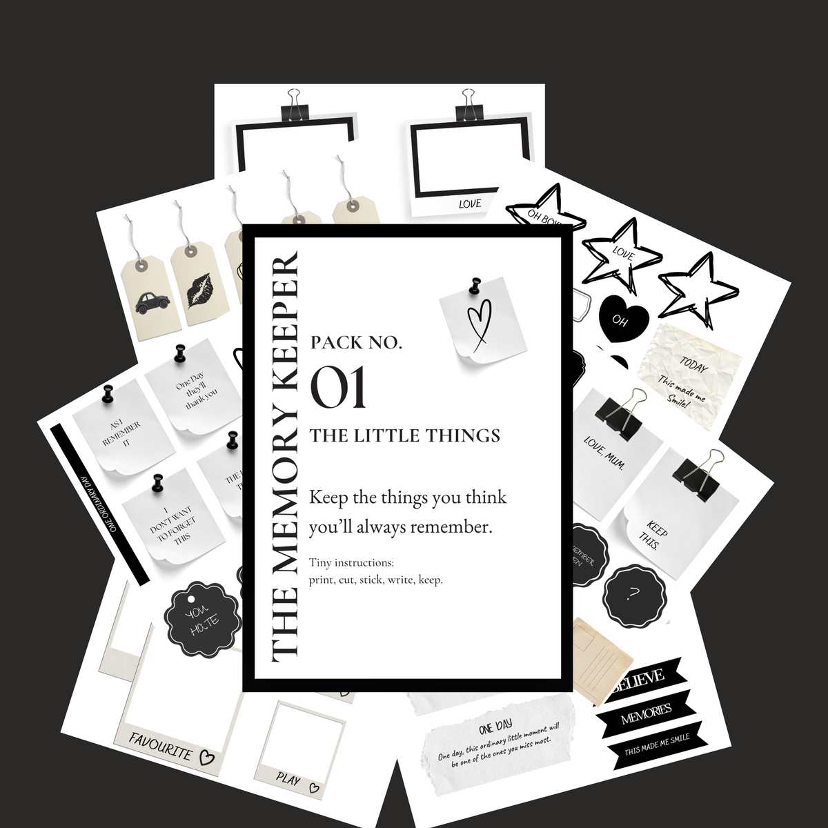 THE MEMORY KEEPER PACK